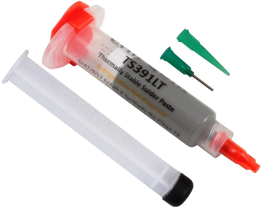 Chip Quik TS391LT Thermally Stable Solder Paste No-Clean Sn42/Bi57